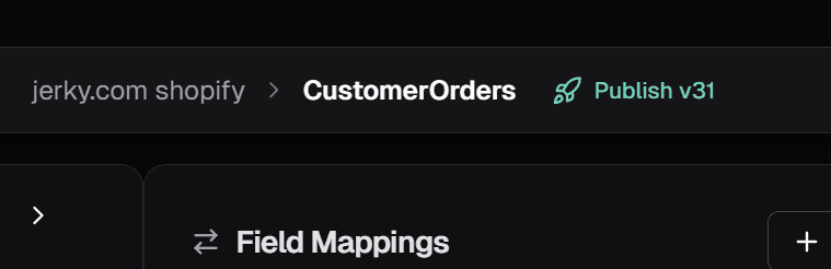 Figure 5: Publish Button